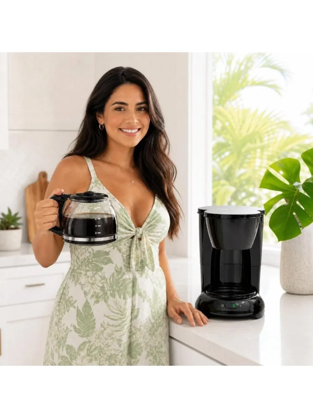 4-Cup Glass Coffeemaker Carafe Compatible with Oster & Mr. Coffee Models, 10.8cm